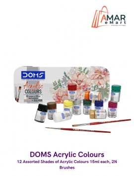 DOMS Acrylic Colours 12 Shades